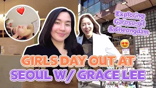 GIRLS DAY OUT AT SEOUL W/ GRACE LEE (Shopping + Korean Facial) | Mariel Padilla Vlog