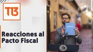 Reacciones del oficialismo y oposición tras el anuncio de Boric sobre el Pacto Fiscal