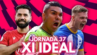 EL XI IDEAL DE LA JORNADA 37 DE LA PREMIER LEAGUE 22/23