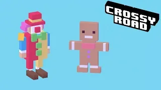 Crossy Road Halloween Mystery Characters - Clown & Gingerbread Man