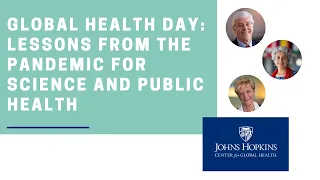 #GHD2021 Session 1: “Lessons from the Pandemic for Science and Public Health"