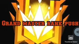 Grand master rank push #freefire #gaming