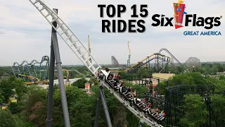 Top 15 Rides Six Flags Great America