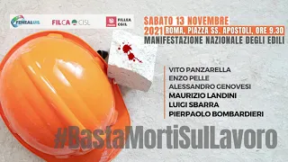 Basta morti sul lavoro!