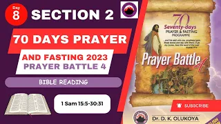 MFM 70 DAYS PRAYER AND FASTING BIBLE READING SECTION 2 DAY 3