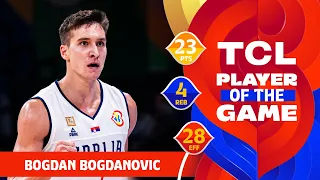 Bogdan Bogdanovic (23 PTS) | TCL Player Of The Game | SRB vs CAN | FIBA Basketball World Cup 2023