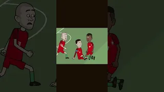 How Ronaldo became Euro 2016 champion animation#football #ronaldo #shorts#animation