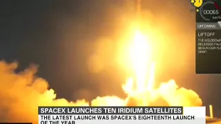 Spacex launches ten Iridium satellites