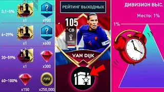 КАК ЗАБРАТЬ НАГРАДЫ ЗА РЕЙТИНГ ВЫХОДНЫХ в WORLD CUP 2022™ - FIFA 22 MOBILE