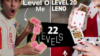 22 Levels of Card Juggling : Which Level Am I at ???