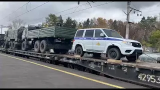 Военный Поезд 3ЭС5К - 336 Привет от бригады