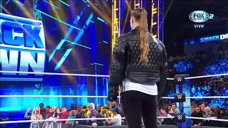 Charlotte Flair confronta a Ronda Rousey camino a Wrestlemania 38 - WWE Smackdown 25/02/2022 Español
