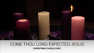COME THOU LONG EXPECTED JESUS | Christmas Carol | Piano | Instrumental with Lyrics