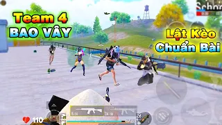 Sáp Lá Cà Với Team 4 Tại School - Xử lý tình huống chuẩn bài cận chiến [PUBG Mobile]