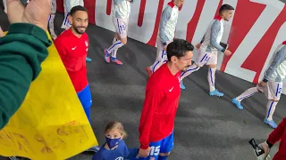 Himno del Atlético de Madrid en el Wanda Metropolitano Experiencia Banquillo
