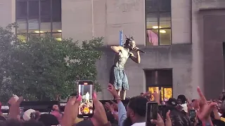 Lil Uzi Vert and Pharrell Neon Guts at SITW DC