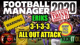 ERIKS EXPERIMENT | REAL MADRID | 3-1-3-3 | ATTACKING FOOTBALL | FM20 | FM TACTICS