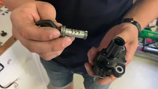 Yamaha R1 2006 замена замка зажигания ( replacement ignition switch )