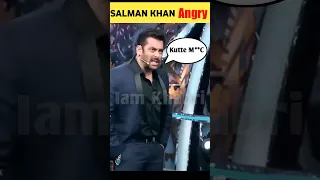 OMG 😱 || Salman Khan got angry 😡 || #shorts