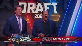 WWE Draft Night 2 Round 3 + CM Punk & Drew McIntyre - WWE Raw 4/29/24 (Full Segment)