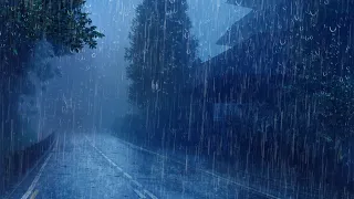 Heavy NIGHT Rain - 99% Instantly Fall Asleep With Rain And Thunder Sound At Night