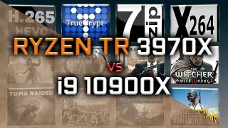 Ryzen TR 3970X vs i9 10900X Benchmarks - 15 Tests - Which is for you?