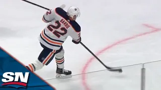 Tyson Barrie Scores On Perfectly Placed Shot To Give Edmonton Oilers Late Lead