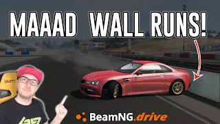 A Pro Drifter drifts BeamNG Drive