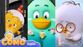 Curious Como SE2 | Train Adventure + More Episodes 24min | Cartoon video for kids | Como Kids TV