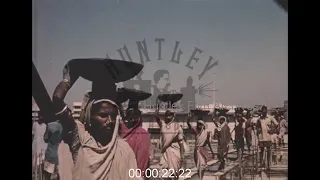 Man Explores Mumbai or Bombay, 1960s - Archive Film 1090267