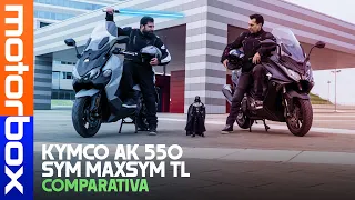 KYMCO AK 550 vs SYM Maxsym TL | MEGLIO del TMAX?