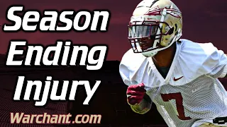 FSU WR Destyn Hill Out For Season With Injury | FSU Football | Warchant TV #FSU