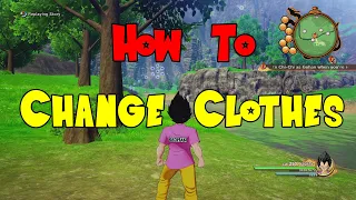 Dragon Ball Z Kakarot - How to Change Clothes