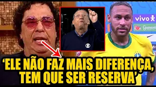 CASAGRANDE CONCORDA COM GALVÃO e DETONA NEYMAR JR