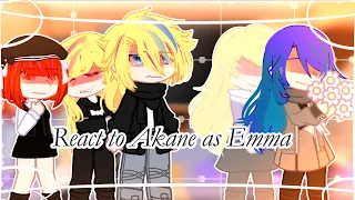 || Onk (Chap98-99+Taiki) react to Akane as Emma Sano || AA/DE || No part 2 || By: Miyuki ||