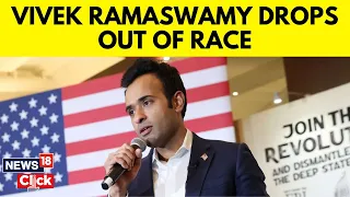 Vivek Ramaswamy Drops Out Of White House Race, Endorses Trump | US Elections 2024 | N18V | News18