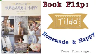Livro Tilda: HOMEMADE & HAPPY - Tone Finnanger BOOK FLIP (Tilda angels,Toy animals,Father Christmas)