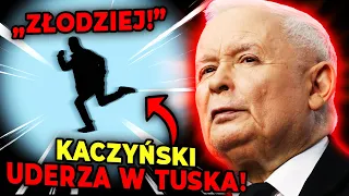 Kaczyński uderzył w Tuska ws. Zielonego Ładu! "Uciekający złodziej krzyczy łapać złodzieja"
