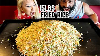 15LBS FRIED RICE CHALLENGE - CHINESE NEW YEAR SPECIAL ft. @jwebbycaneat  #RainaisCrazy