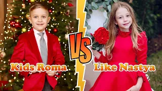 Like Nastya VS Kids Roma (Kids Roma Show) Stunning Transformation ⭐ From Baby To Now