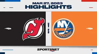 NHL Highlights | Devils vs. Islanders - March 27, 2023