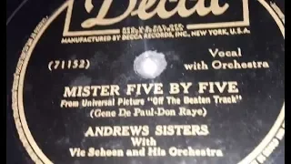 Andrews Sisters - Mister Five By Five (1942)