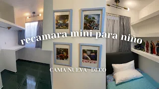 RECÁMARA PEQUEÑA🧺EN OTRA CASA🏠 RENOVANDO RECÁMARA DE NIÑO CON COLCHONES EMMA.