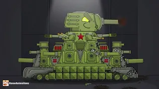 KV-44 VS KV-6: parásito - Dibujos animados sobre tanques