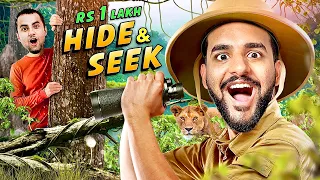 Rs1,00,000 HIDE & SEEK in World's Most DANGEROUS JUNGLE !!