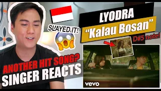 Lyodra - Kalau Bosan (Official Music Video) | SINGER REACTION