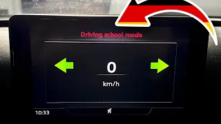 Audi Q5 (FY) MMI MHS2 driving school mode activation