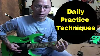 Steve Stine Guitar Lesson - Fundamental Daily Practice Techniques for Electric Guitar