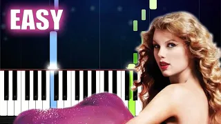 Taylor Swift - Enchanted - EASY Piano Tutorial