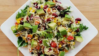 Avocado Rice Salad | Avocado Recipe | Dish & Devour